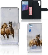 GSM Hoesje OPPO A91 | Reno3 Wallet Book Case Paarden