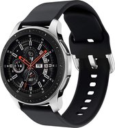 iMoshion Bandje Geschikt voor Samsung Gear S3 Frontier / Gear S3 Classic / Galaxy Watch (46mm) - iMoshion Siliconen bandje - Zwart