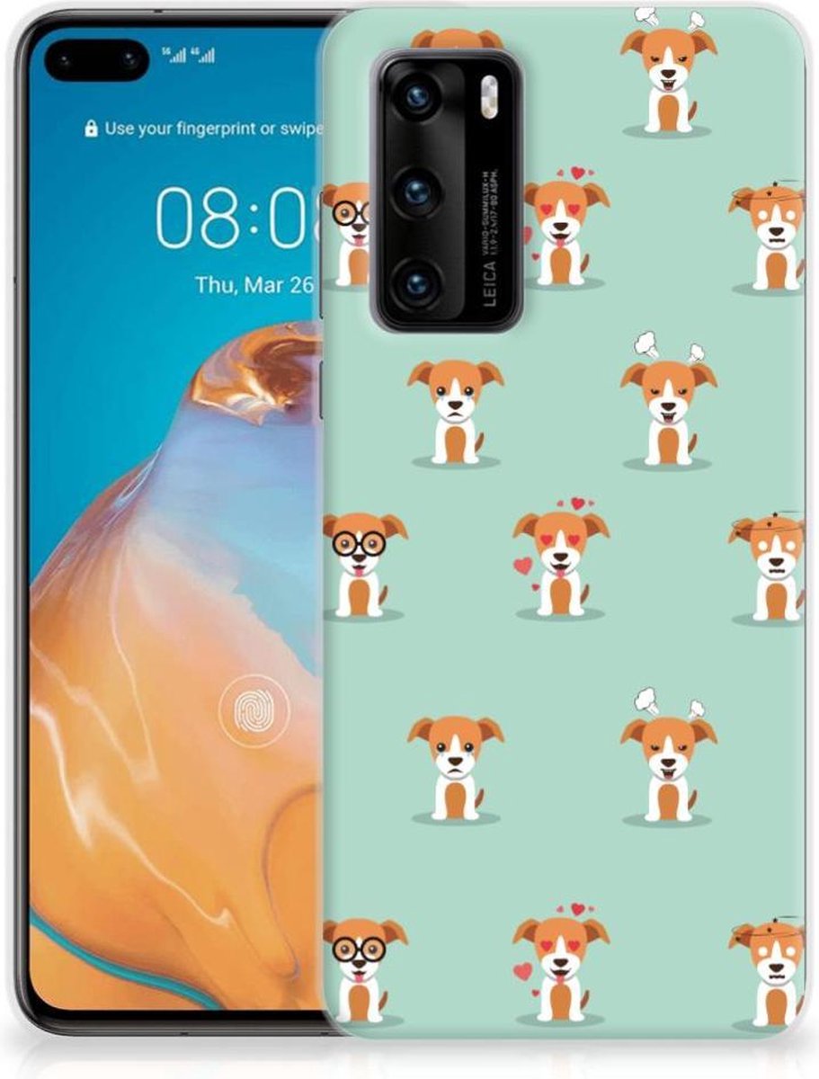 Huawei P40 TPU Hoesje Pups