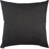 Zons Kussen 40x40 Cm Fluweel Zwart