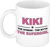 Kiki The woman, The myth the supergirl cadeau koffie mok / thee beker 300 ml