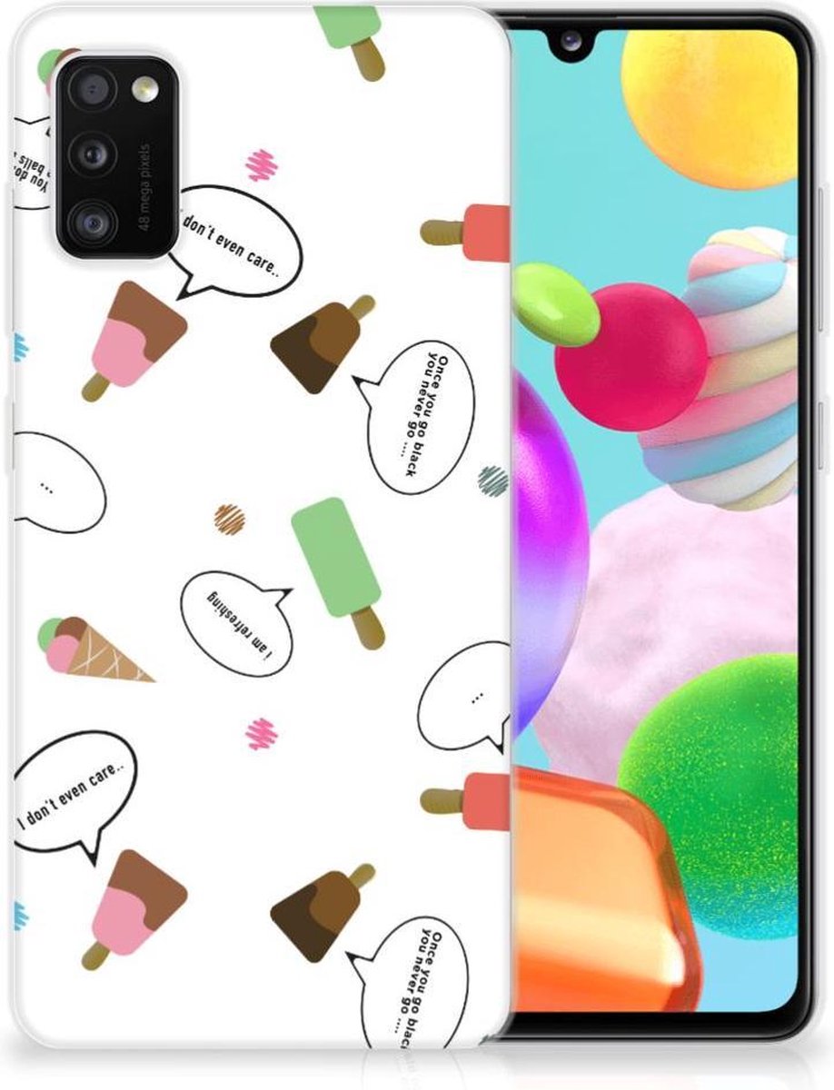 Samsung Galaxy A41 Siliconen Case IJsjes