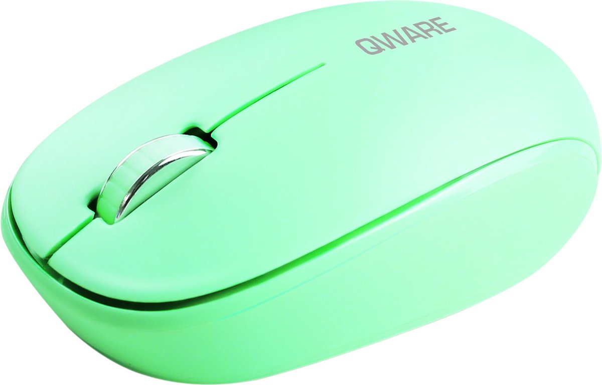 Qware Office - Muis - Draadloos - Bristol - Mint - 1200 DPI