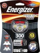 Energizer - Hoofdlamp - Vision HD+  - Focus - Wit/rood LED
