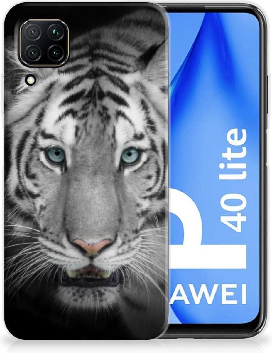 Huawei P40 Lite TPU Hoesje Tijger