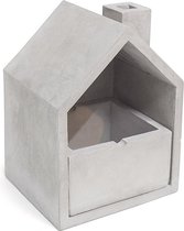 Balvi Asbak Home 16 X 12,3 Cm Cement Grijs