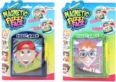 Toi-toys Tekenbord Magnetic Fuzzy Face Junior Rood 2-delig