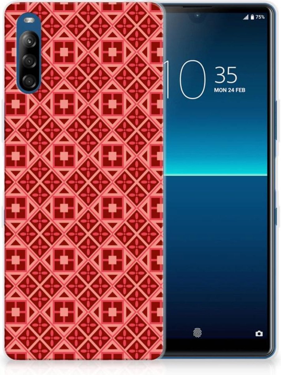 Sony Xperia L4 TPU bumper Batik Rood