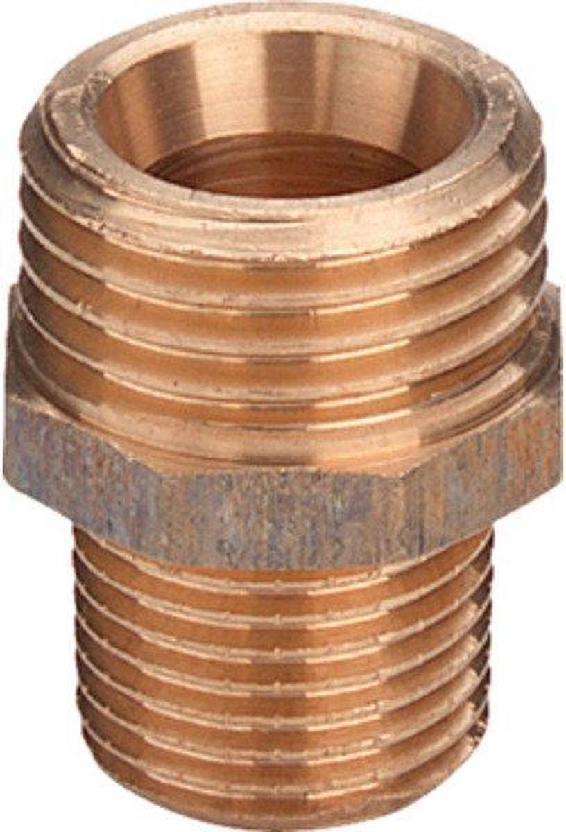 Viega Smartpress Brons draad verloopnippel bu.dr. 3/4x1/2bu gereduceerd