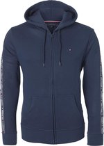 Tommy Hilfiger hoodie jacket - heren sweatvest middeldik - blauw -  Maat: M