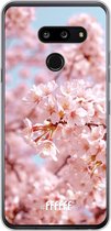 LG G8 ThinQ Hoesje Transparant TPU Case - Cherry Blossom #ffffff