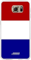 Samsung Galaxy S6 Hoesje Transparant TPU Case - Nederlandse vlag #ffffff