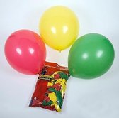 Ballon rood-geel-groen ø 30 cm 100 stuks - .