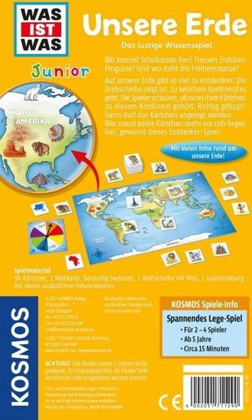 Kosmos 71129 bordspel Board game Travel/adventure