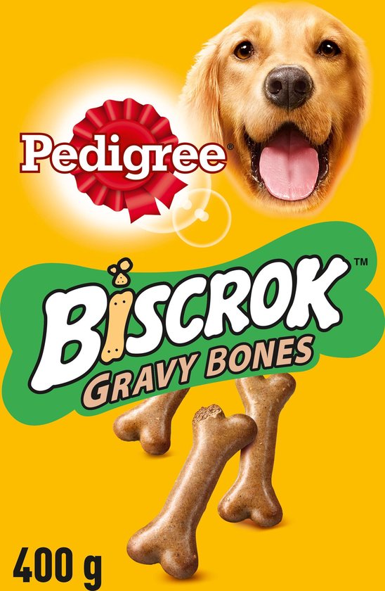 Pedigree Biscrok Gravy Bones Hondensnacks - 7 x 400 gr