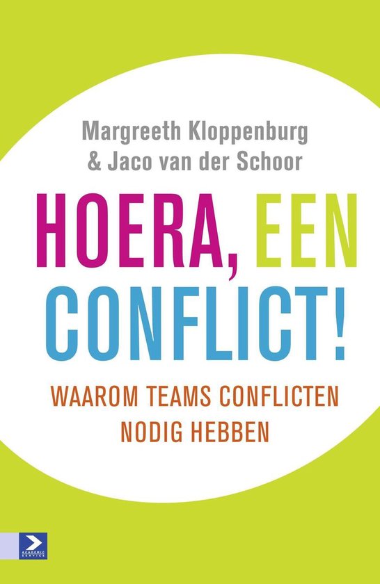 Cover van het boek 'Hoera, een conflict!' van M. Kloppenburg