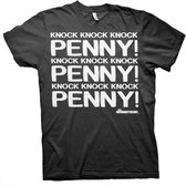THE BIG BANG - T-Shirt Penny Knock Knock Knock - Black (M)
