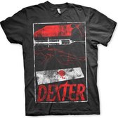 Dexter Heren Tshirt -XL- Signs Zwart