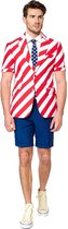 OppoSuits SUMMER United Stripes - Kostuum - Maat 54