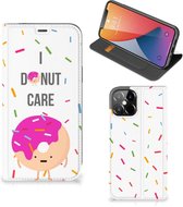 Bookcase met Quotes Geschikt voor iPhone12 Pro Max Smartphone Hoesje Cadeautjes voor Meisjes Donut