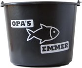 Seau cadeau avec texte: seau à poisson Opas