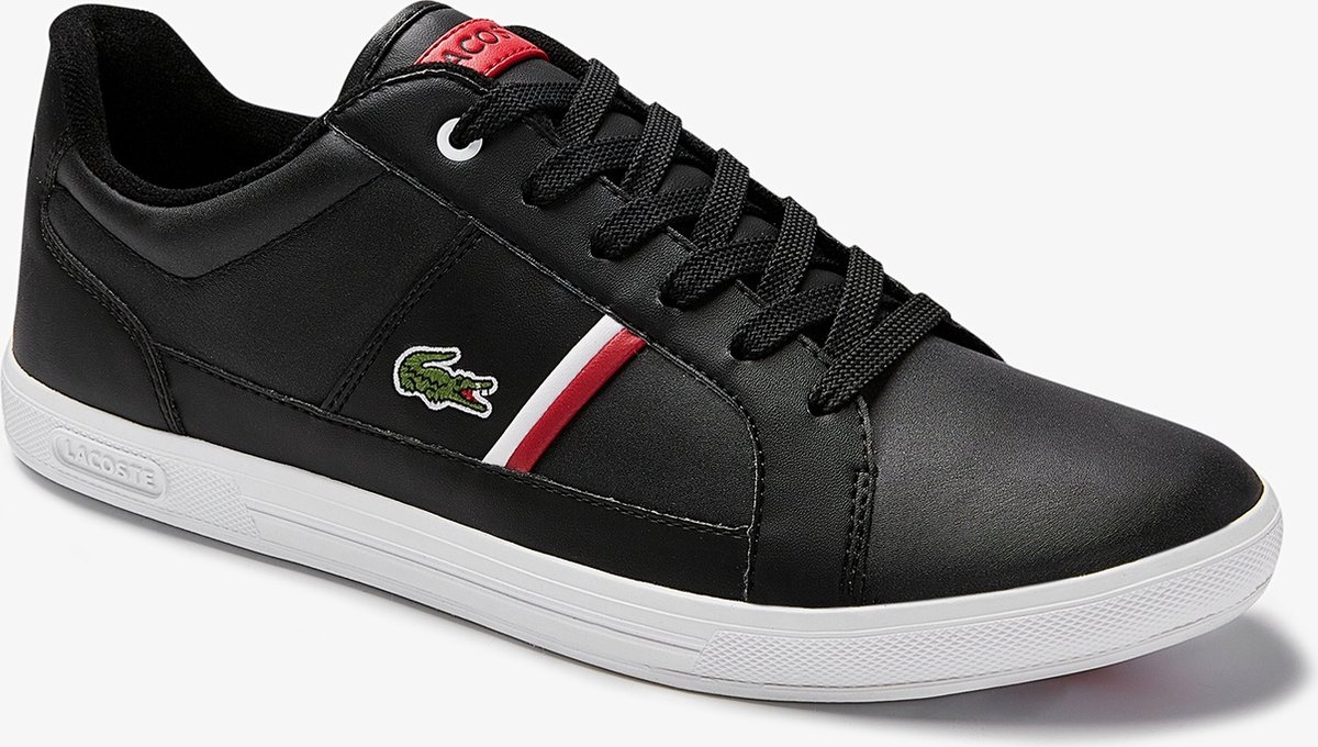 Lacoste Europa 0120 1 SMA Heren Sneakers - Black/White - Maat 42 | bol.com