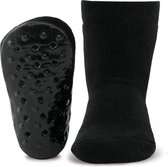 Antislip sokken effen zwart-43/45