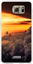 Samsung Galaxy S6 Hoesje Transparant TPU Case - Sea of Clouds #ffffff