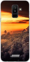 Samsung Galaxy A6 Plus (2018) Hoesje Transparant TPU Case - Sea of Clouds #ffffff