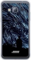 Samsung Galaxy J3 (2016) Hoesje Transparant TPU Case - Starry Circles #ffffff