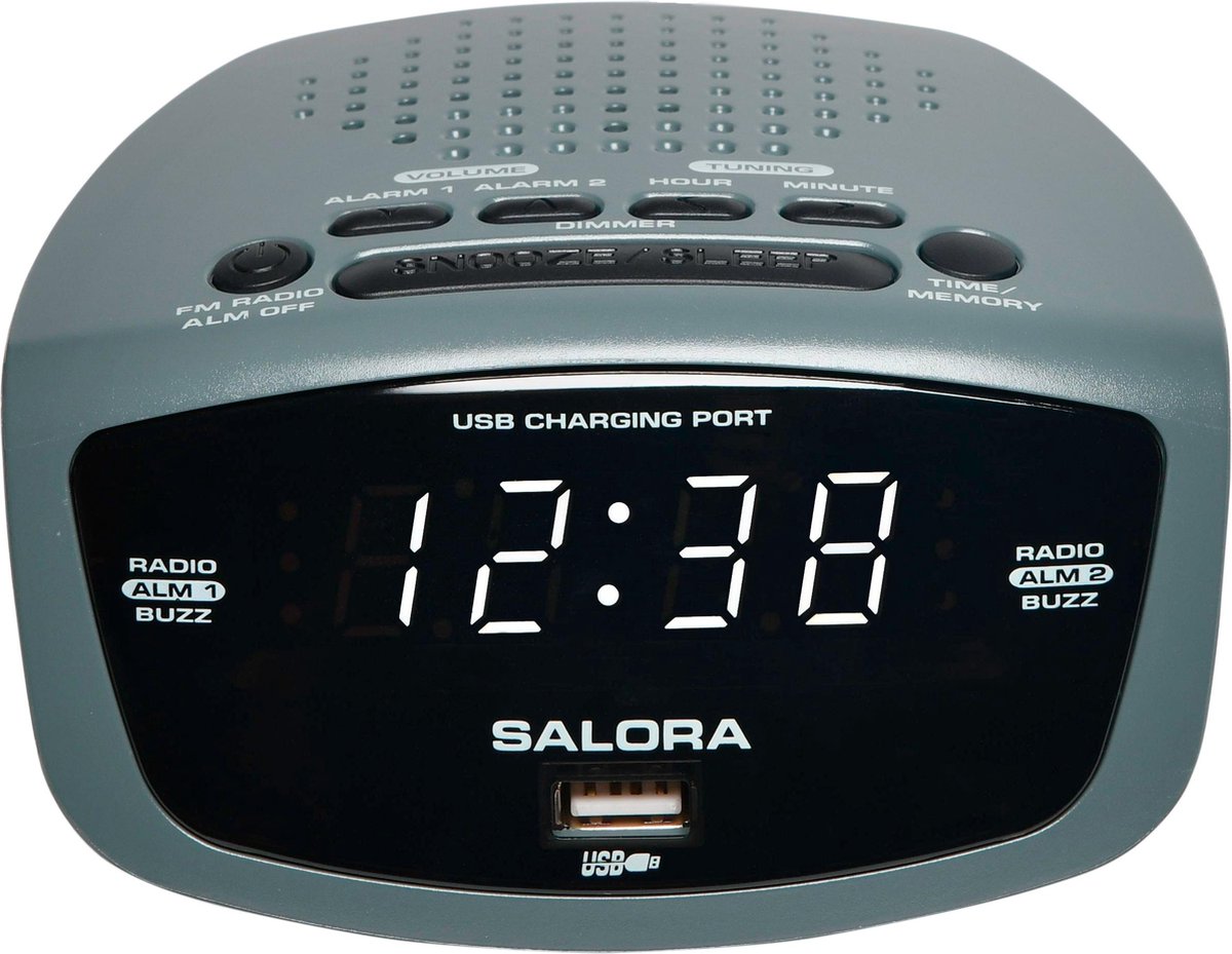 Bol.com Salora CR627usb Digitale wekker aanbieding