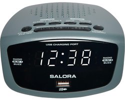 Salora CR627usb Digitale wekker