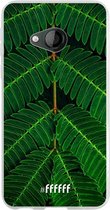 HTC U Play Hoesje Transparant TPU Case - Symmetric Plants #ffffff