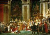 Inwijding van keizer Napoleon en kroning van keizerin Joséphine, Jacques-Louis David - Foto op Posterpapier - 59.4 x 42 cm (A2)