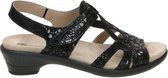 4XComfort Dames sandalen Sandalen Plat - zwart - Maat 39