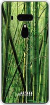 HTC U12+ Hoesje Transparant TPU Case - Bamboo #ffffff