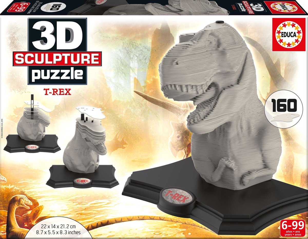 Educa T-Rex - 3D puzzel