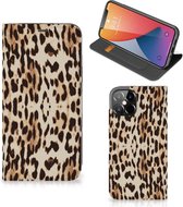 Smartphone Hoesje iPhone 12 Pro Max Book Cover Leopard