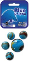 Don Juan Blue Dolphin Knikkers 21 Stuks 16+25 mm