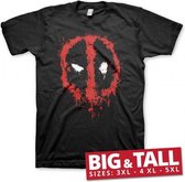 MARVEL - T-Shirt Big & Tall - Deadpool Splash (4XL)