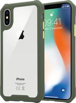 geschikt voor Apple iPhone X / Xs full protection case - groen