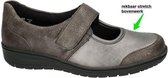 Solidus -Dames -  grijs  donker - lage gesloten schoenen - maat 38.5