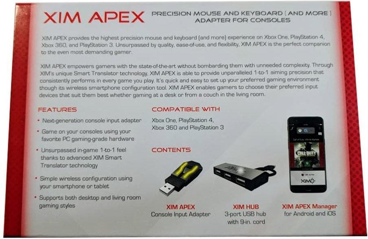 XIM APEX PS4 PS3 Souris & Clavier Adaptateur Convertisseur Pour