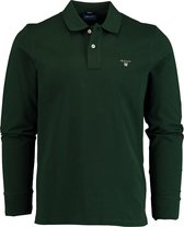 Gant Rugger Poloshirt LS Groen - maat L