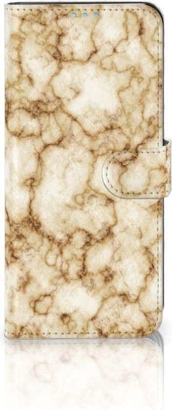 Etui Housse pour OPPO A72 | OPPO A52 Coque Téléphone Or Marbre