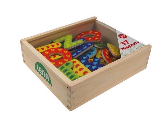 Afbeelding van het spel Simm Spielwaren Magnetic wooden letters