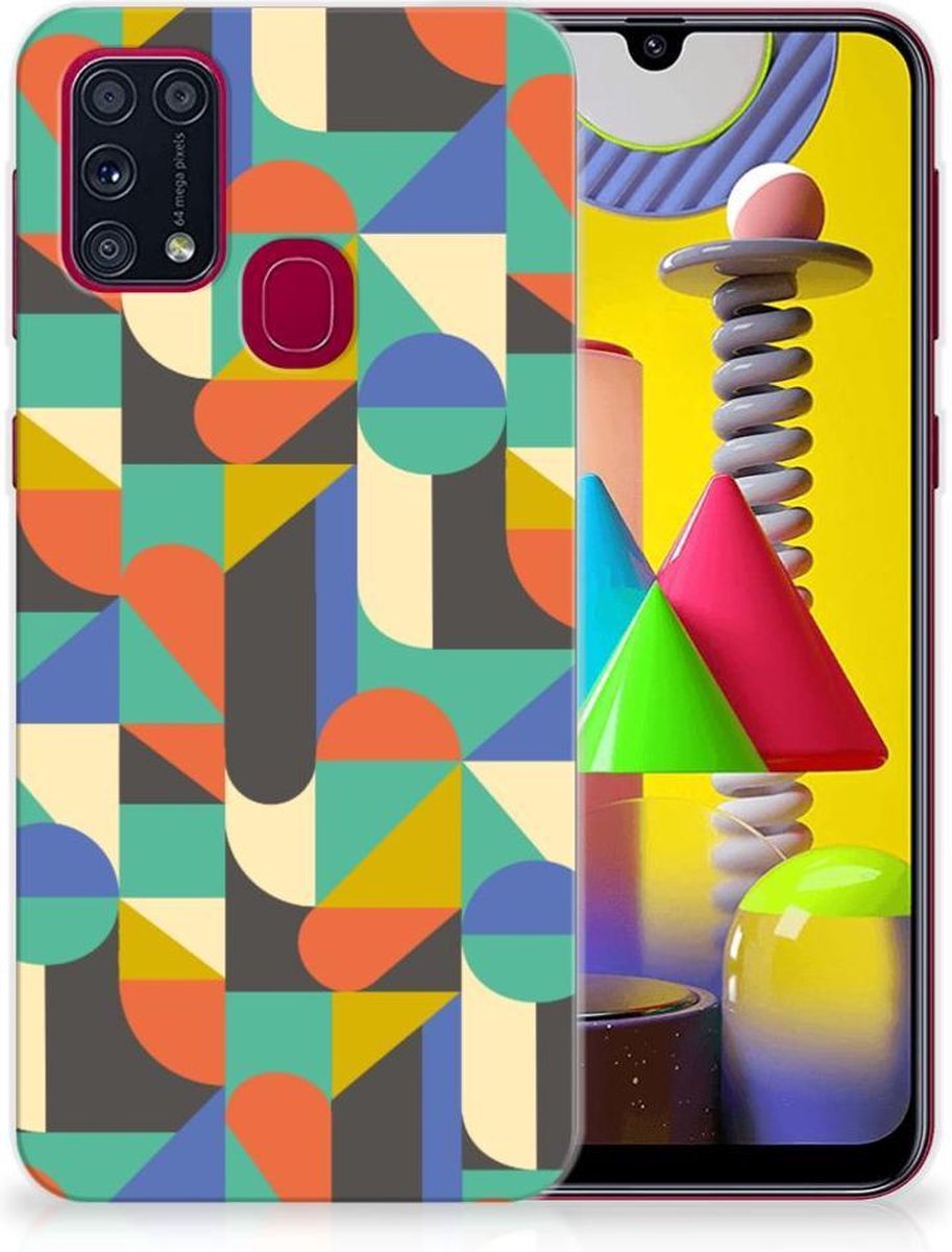 Samsung Galaxy M31 TPU bumper Funky Retro