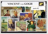 Vincent van Gogh – Luxe postzegel pakket (A6 formaat) : collectie van verschillende postzegels van Vincent van Gogh – kan als ansichtkaart in een A6 envelop, souvenir, cadeau, kado, geschenk, kaart, portret, schilder, museum, parijs, zonnebloemen