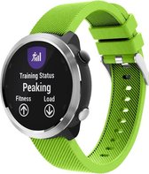 Siliconen Smartwatch bandje - Geschikt voor  Garmin Vivoactive 4 silicone band - 45mm - lichtgroen - Horlogeband / Polsband / Armband