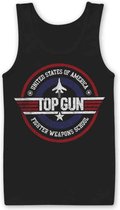 Top Gun Tanktop -M- Fighter Weapons School Zwart